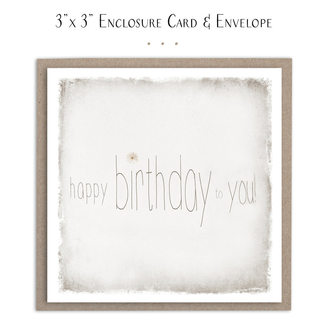 Happy Birthday To You Mini Card