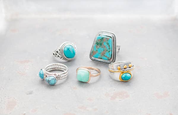 Turquoise Ring Collection