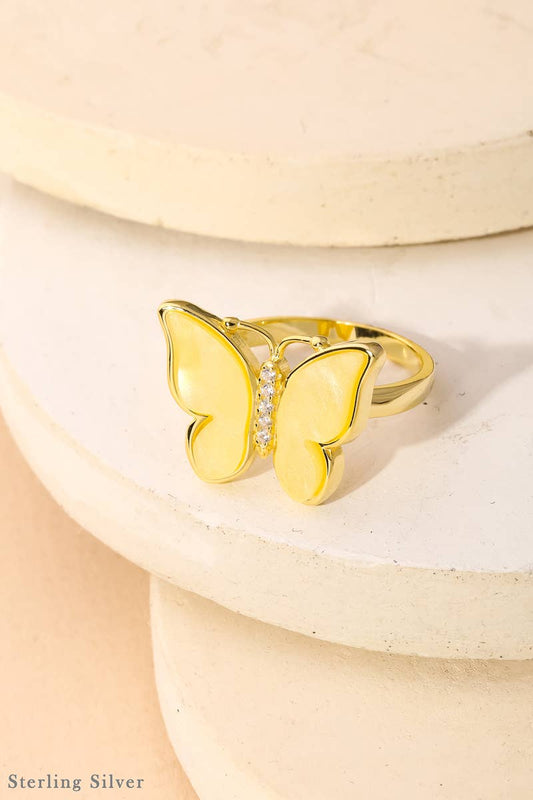 Butterfly Statement Fashion Ring