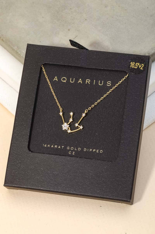 Secret Box Aquarius Constellation Necklace