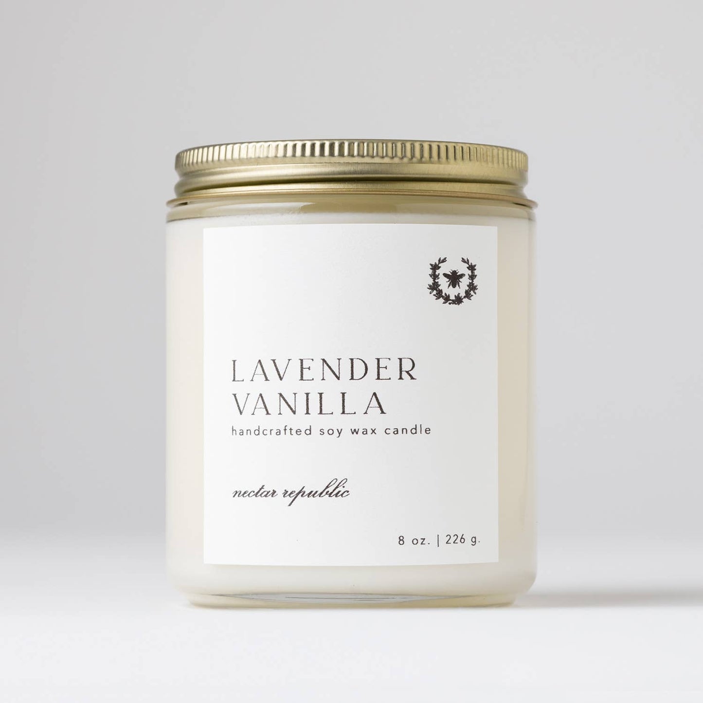 Lavender Vanilla : Jar Soy Candle