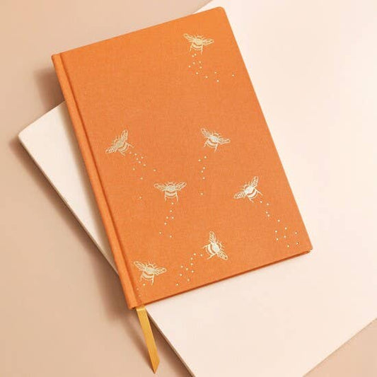 Burnt Orange Bee Notebook