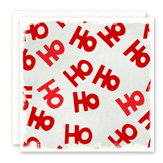 Ho Ho Ho Card - Christmas Card