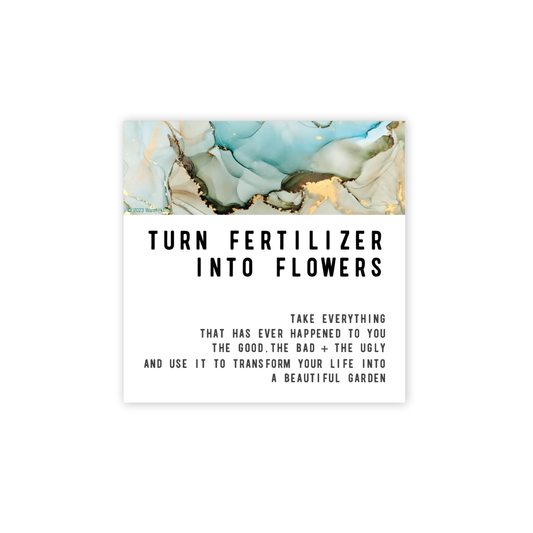 Fertilizer + Flowers Magnet