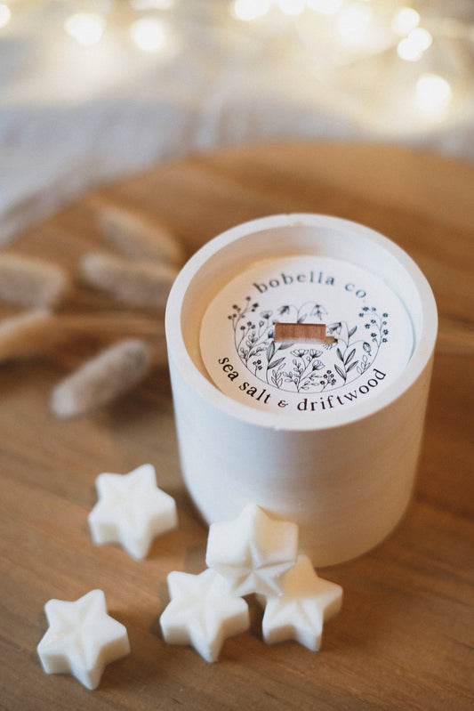 Sea Salt & Driftwood Soy Wax Candle