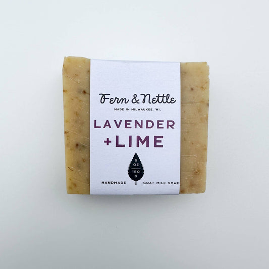 Lavender + Lime Goat Milk Soap