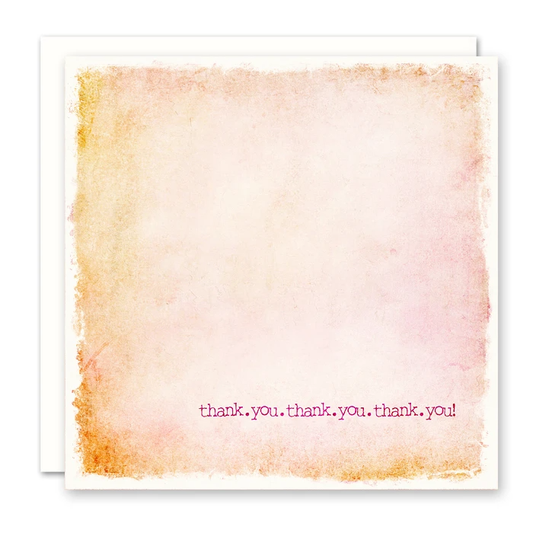 Thank You Thank You Card