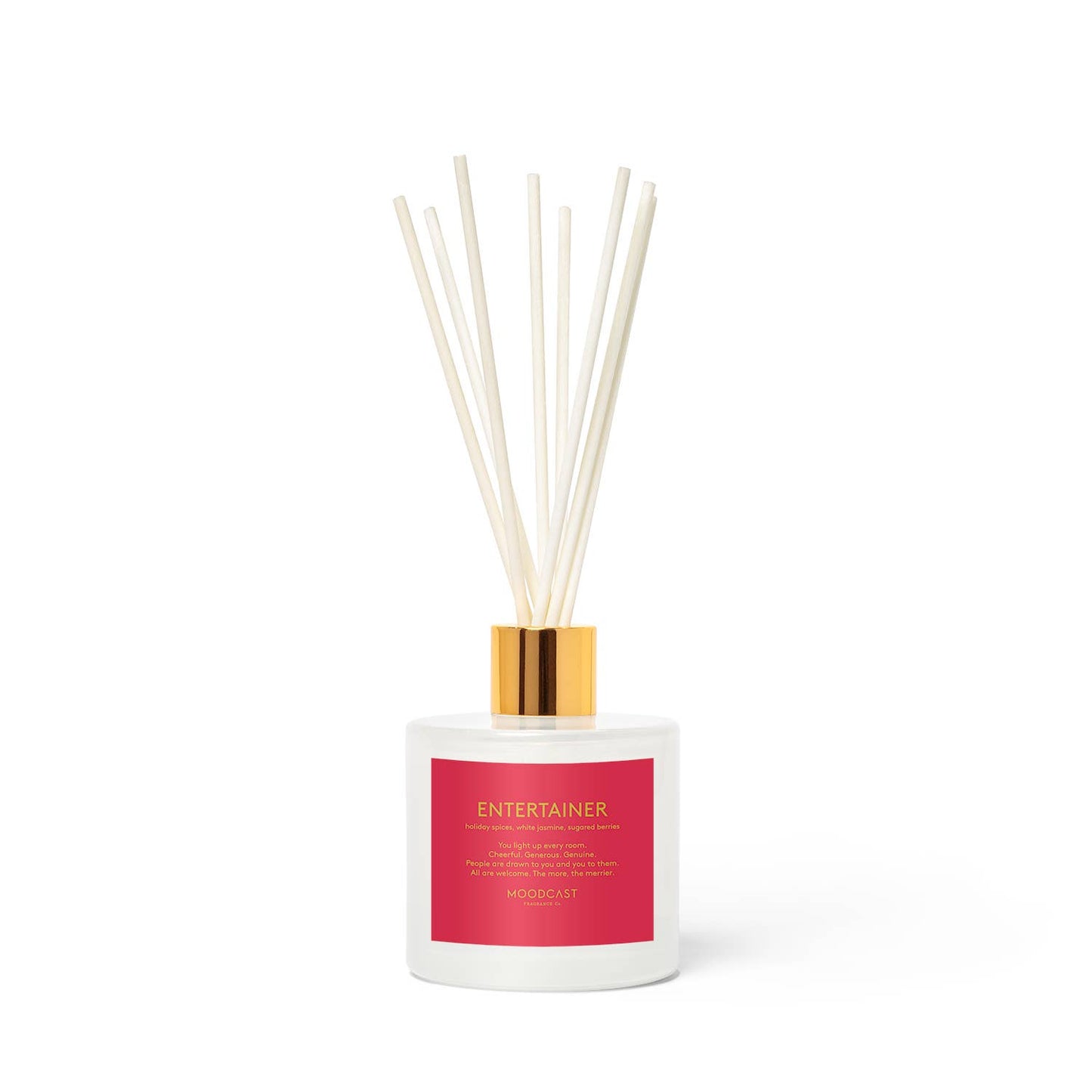 Entertainer - White/Gold 100ml Reed Diffuser