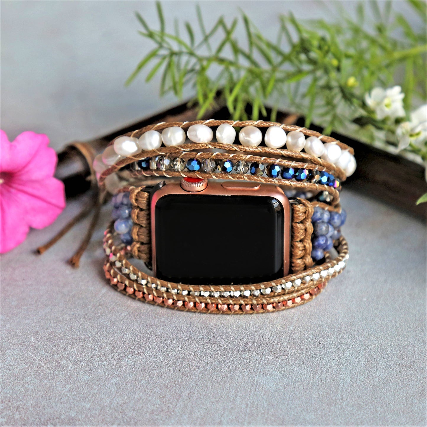 Cultured Pearl Apple Watch Strap