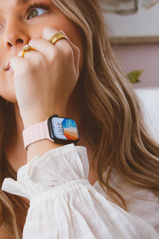 Powder Pink Magnetic Watch Band