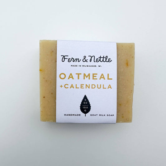 Oatmeal + Calendula Goat Milk Soap