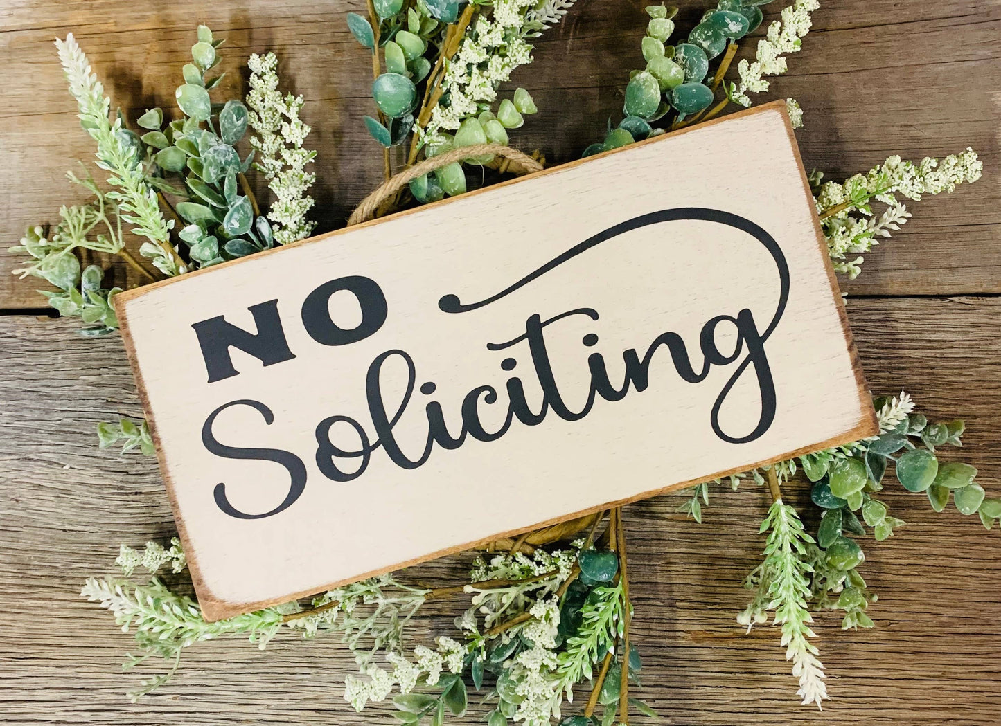 No Soliciting Sign