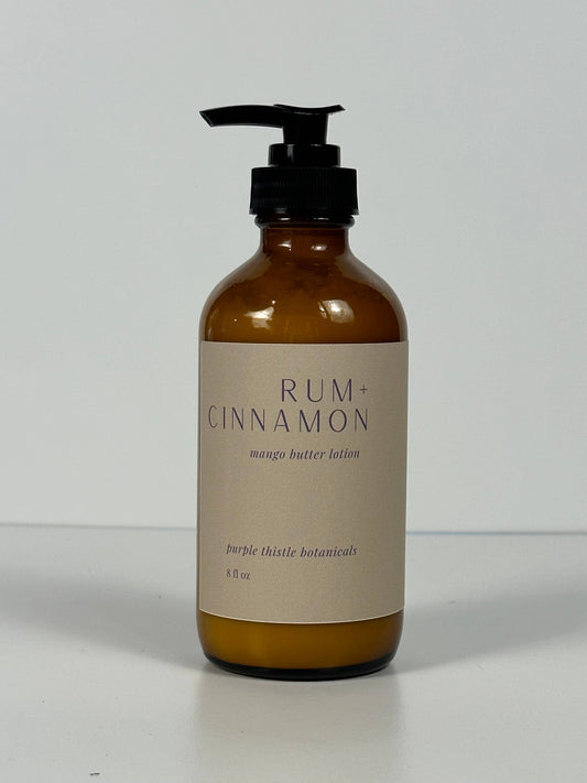 Rum + Cinnamon Mango Butter Lotion