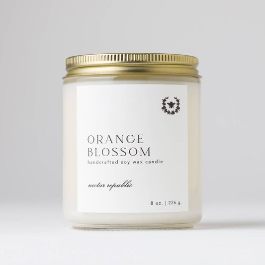 Orange Blossom : Jar Soy Candle