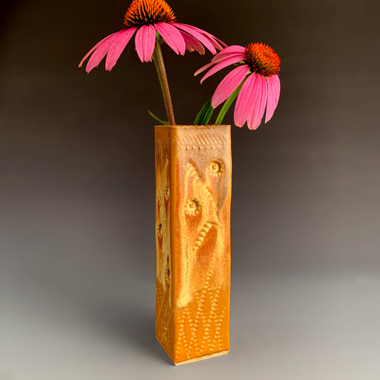 Tall Square Bud Vase