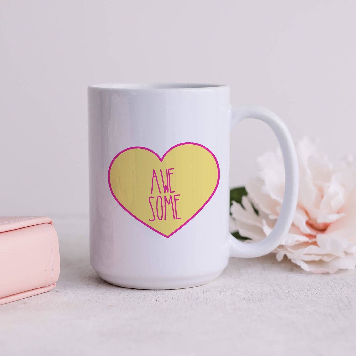 Awesome Candy Heart Mug