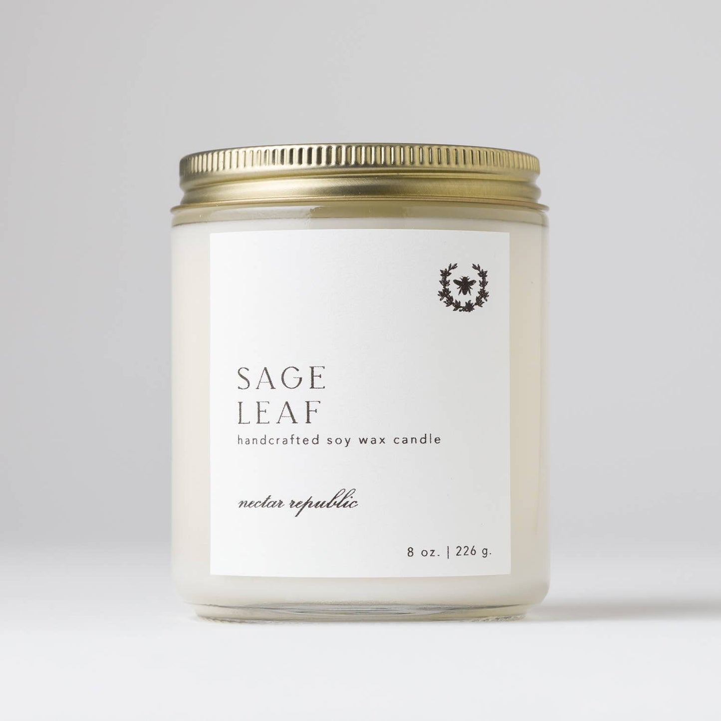 Sage Leaf : Jar Soy Candle