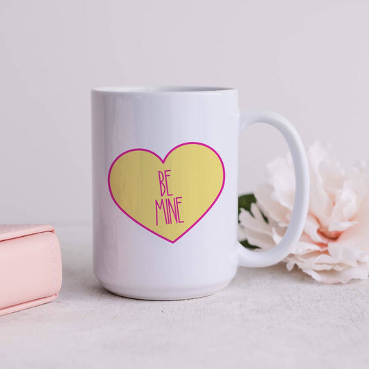 Be Mine Candy Heart Mug