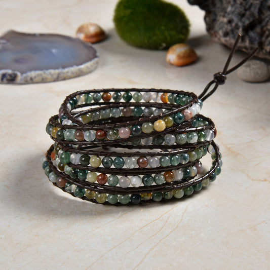 Fancy Jasper Wrap Bracelet